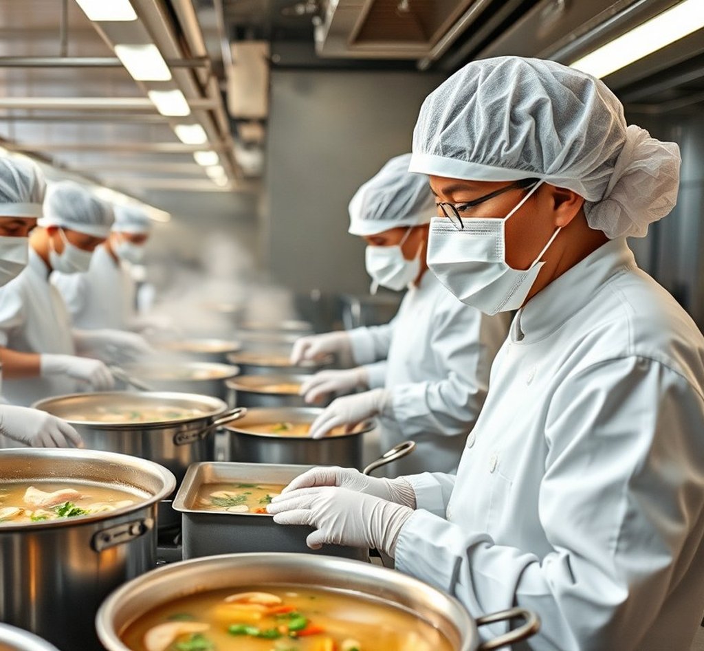 御品中央廚房:符合 HACCP 規範的料理環境